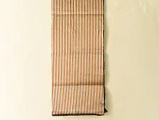Rekha | Handloom Maheshwari Zari Stripes Dress Material (Top & Dupatta) 