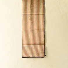 Rekha | Handloom Maheshwari Zari Stripes Dress Material (Top & Dupatta) 
