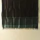 shop Maheshwari Zari Stripes - Dress Material (Top & Dupatta) - Black & Blue