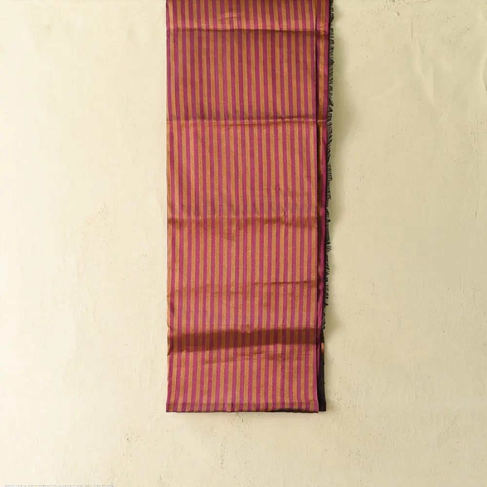 shop Maheshwari - Dress Material (Top & Dupatta) - Rani Pink & Copper