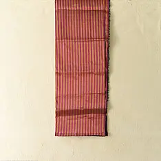 Rekha | Maheshwari Top & Dupatta in Rani Pink & Copper zari