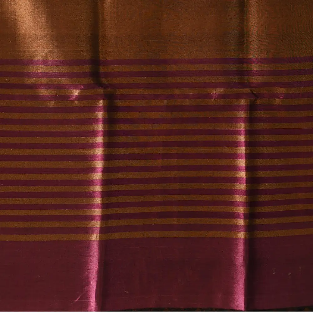 shop Maheshwari - Dress Material (Top & Dupatta) - Rani Pink & Copper