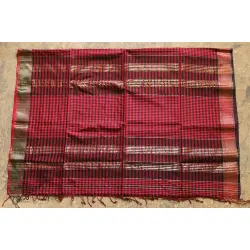 Iris ❢ Maheshwari Handloom ❢ Cotton Checks Saree ❢ 8