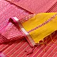 buy Zari Stripes Maheshwari Silk Saree ~ Yellow