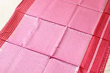 Pavitra . पवित्रा | Handloom Maheshwari Saree ~ Red With Pink Pallu