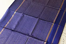 Pavitra . पवित्रा | Zari Stripes Maheshwari Saree ~ Royal Blue