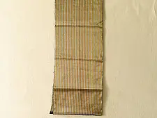 Rekha | Maheshwari Handloom Dress Material - Golden & Silver