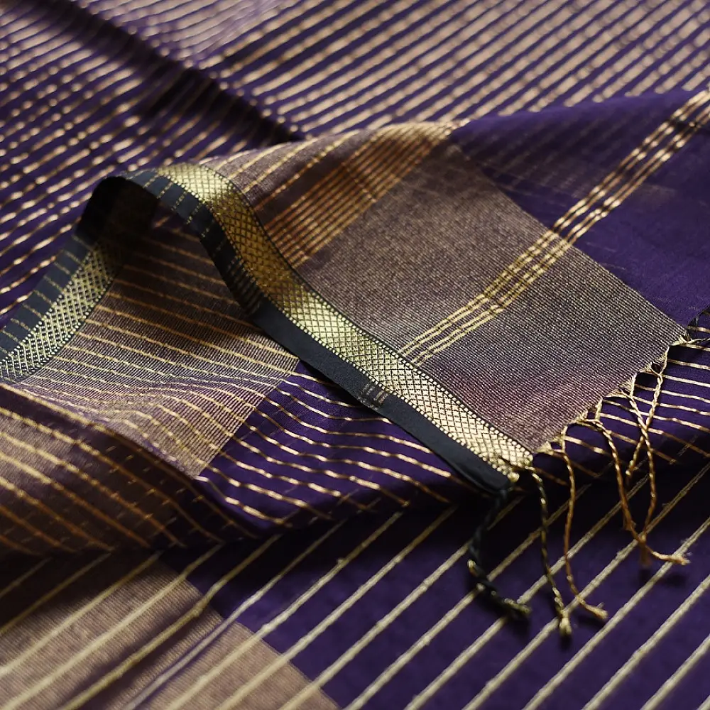 buy Handloom Maheshwari Silk  Jamuni Saree