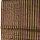 Maheshwari Zari Stripes Dress Material | Purple & Green