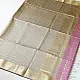 buy Handloom Maheshwari Silk Checks Saree ~ Mauve Pink