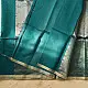 buy Handloom Maheshwari Silk & Zari Saree ~ Teal