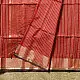 buy Handloom Maheshwari Silk Saree in Crimson red