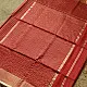 buy Handloom Maheshwari Silk Saree in Crimson red