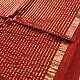 buy Handloom Maheshwari Silk Saree in Crimson red