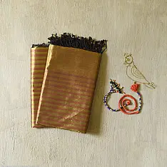 Rekha | Handloom Maheshwari Top & Dupatta (Zari)