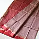 buy Handloom Maheshwari Silk Saree With Golden Zari Checks