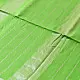 buy Handloom Silver Zari Border Maheshwari Saree ~ Green