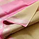buy Handloom Silver Zari Maheshwari Silk Saree ~ Beige saree with Light Pink Pallu