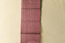 Rekha | Maheshwari Silk Top & Dupatta Material - Rani Pink & Silver zari