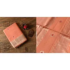 Pavitra . पवित्रा | Handwoven Maheshwari Silk Saree With All Over Butta