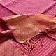 buy Handloom Maheshwari Silk Rust orange Saree