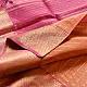 buy Handloom Maheshwari Silk Rust orange Saree