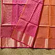 buy Handloom Maheshwari Silk Rust orange Saree