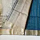 Maheshwari Silk Saree in Teal Blue with Zari Pallu