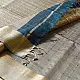 Maheshwari Silk Saree in Teal Blue with Zari Pallu