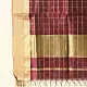 Maheshwari dress material in Maroon colour