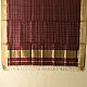 Maheshwari dress material in Maroon colour