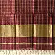 Maheshwari dress material in Maroon colour