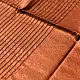 shop All over Zari Stripe Saree - Copper Brown