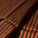shop All over Zari Stripe Saree - Copper Brown