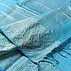 buy Handloom Maheshwari Silk Sky Blue Saree ~ Zari Stripe Pallu
