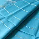buy Handloom Maheshwari Silk Sky Blue Saree ~ Zari Stripe Pallu