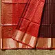 buy Handloom  Wine Maheshwari Silk Saree with Heavy Zari Border