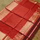 buy Handloom  Wine Maheshwari Silk Saree with Heavy Zari Border