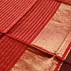 buy Handloom  Wine Maheshwari Silk Saree with Heavy Zari Border
