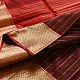 buy Handloom  Wine Maheshwari Silk Saree with Heavy Zari Border