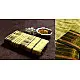 shop maheshwari cotton silk light yellow color saree with zari border