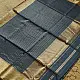 buy Handloom Maheshwari Silk Saree in  Dark teal colour