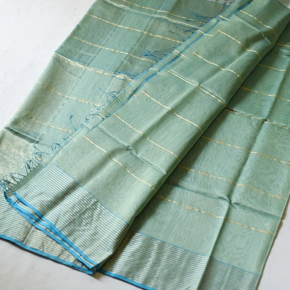 Summer colour Handloom Maheshwari Silk Saree