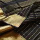 buy Handloom Maheshwari Silk  Black Saree 