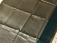 Colors of Devotion | Handwoven Maheshwari Silk Saree ~ Rama Green