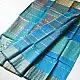 Fine Handloom Saree Multicolour Blue