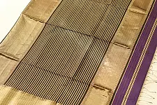 Pavitra . पवित्रा | Handloom Maheshwari Silk Violet Saree