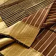 buy Handloom Maheshwari Silk Brown Saree With Black Pallu