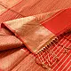 Black Handloom Maheshwari Silk Red Saree With Golden Zari Stripes