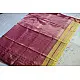maheshwari handwoven silk saree with zari border